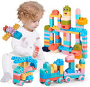 Soft Block Sets for Toddler Aged 2 3 4 5 6 Years Old.Preschool Toy for Early Childhood Education and I-Interactive.Toddler Block Toys with 101 Pieces and Storage Bag.Gift Ideas for Kids Age 18+ mouths by TinyTreasures Baby Boutique