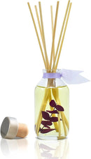 LOVSPA Reed Diffuser Set, DE-Stress Lavender Eucalyptus Scented Oil Diffuser with Sticks, Home Fragrance Accessories for Bathroom Shelf Decor, Aroma Diffusers for Home or Office Desk, USA Made by CozyNest Decor
