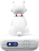 LEXiBOOK Polar Bear Digital Alarm Clock for Kids with Night Light Snooze, Childrens Clock, Luminous, White, RL800PB by TinyTreasures Baby Boutique
