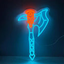Axe Neon Sign for Wall Decor – USB Powered LED Axe Light with Dimmer, Viking Wall Art Accent for Man Cave, Gaming Room Decor, Gift for Men by CozyNest Decor
