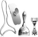 ONUEMP Stainless Steel Therapy Massage Tools, Gua Sha Scraping Body & Face Massager, Maderoterapia Kit Colombiana for Ice Body Sculpting, Lymphatic Drainage, Cellulite Remover, Relieve Sore Muscle by CozyNest Decor