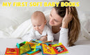 teytoy My First Soft Book,Nontoxic Fabric Baby Cloth Books Early Education Toys Activity Crinkle Cloth Book for Toddler, Infants and Kids Perfect for Baby Shower -Pack of 6 by TinyTreasures Baby Boutique