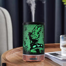 Essential Oil Diffuser, Ultrasonic Diffuser for Essential Oil, Cool Mist Humidifier Aromatherapy Diffuser with 7 Color Lighting Changing Modes, Waterless Auto Shut-Off for Home（Flower Fairy） by TinyTreasures Baby Boutique