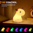 Unicorn Night Lights for Girls Bedroom, Cute Silicone Kids Night Light, Rechargeable LED Night Lamp Squishy Kawaii NightLights for Baby Nursery Children Toddlers Teen Christmas Girls by TinyTreasures Baby Boutique