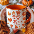 Personalized Fall Ghost Coffee Mugs - Ghost Lover Mugs Gift for Women Men - Fall Autumn Decor Gifts For Home Farmhouse Thanksgiving - Happy Fall Y'all Mug - 11oz Printed Ceramic Mug by CozyNest Decor