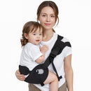 Baby Carrier Newborn to Toddler - Adjustable Sling Carrier for 25-60lbs, Comfortable Hands-Free Carrying (Black) by TinyTreasures Baby Boutique