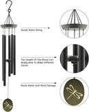 Wind Chimes for Outside, WindChimes Outdoor Tuned Soothing Melody, Wind Chimes Gifts for Mom/Grandma,Wind Chime Outdoor Decoration, Patio, Garden, Yard. (33" Green Dragonfly) by CozyNest Decor