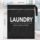 2 Pcs Large Travel Laundry Bag Waterproof Wet Dry Bag Washable Dirty Clothes Bag for Gym Clothes Laundry Wet Clothes Swimming Yoga by TinyTreasures Baby Boutique