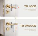 Child Proof Door Lever Lock - Door Locks for Kids Safety - Door Knob Child Proof - Baby Proofing 3M Adhesive - Door Handle Child Proof - White Baby Safety Locks for Toddlers - 2 Pack by TinyTreasures Baby Boutique
