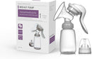 Manual Breast Pump Portable Breastfeeding Pump for Travel, Compact & Easy-to-Use Milk Extractor, Comfortable Handheld Pump for Nursing Moms with Breast Shield 5 Fl Oz/150ml+Lid by TinyTreasures Baby Boutique
