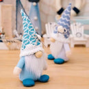 Summer Gnomes Decorations, Beach Gnomes Plush Decor for Home Ocean Day Gnome Tiered Tray Decor Handmade Tomte Swedish Nisse Scandinavian Elf Dwarf,Birthday Gnome Gifts, Blue by CozyNest Decor