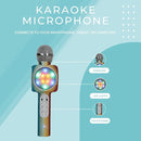 Sing-Along Bling Bluetooth Karaoke Microphone and Bluetooth Stereo Speaker All-in-One (Rainbow Bling) by TinyTreasures Baby Boutique