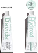 Davids Hydroxi Fluoride Free Nano Hydroxyapatite Toothpaste for Remineralizing Enamel & Sensitive Relief, Whitening, Antiplaque, SLS Free, Natural Peppermint, 5.25oz, Made in USA by CozyNest Decor