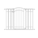 Ingenuity Decorative Extra Tall Baby Gate & Dog Gate, 28.5"-48" Wide, 36" Tall, Hardware or Pressure Mounted, Install on Top or Bottom of Stairs, Banister, or Doorway - White by TinyTreasures Baby Boutique