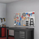 Ultrawall 4 Pcs Metal Pegboard Wall Panels, Peg Boards for Garage Tool Storage by GreenHaven Gardens
