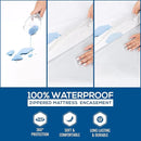 Utopia Bedding Zippered Mattress Encasement Crib Size (Pack of 2), 100% Waterproof, Dust Mite and Bed Bug Proof Mattress Protector, Absorbent 6-Sided Mattress Cover by TinyTreasures Baby Boutique