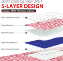 ZAZE Picnic Blanket Extra Large Waterproof, 80''x80''Checkered Picnic Blankets Beach, Outdoor, Camping on Grass Accessories Couple Ideas Wedding Registry Gifts (Red and White) by TinyTreasures Baby Boutique