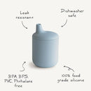 mushie 100% Silicone Baby Sippy Cup | 6 Months+ (Shifting Sand) by TinyTreasures Baby Boutique