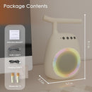 Karaoke Machine for Kids Adults Portable Bluetooth Speaker with 2 Wireless Microphones LED Lights Artistic Design 8-Hour Battery Support Family&Party Choice Fun for All Ages Gifts by TinyTreasures Baby Boutique