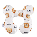 vocheer Baby Travel Pillow(Upgraded), Head and Neck Support Pillow for Pushchair, Car Seat,Stroller, Bouncer, Cotton, Lion by TinyTreasures Baby Boutique