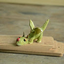 Top Collection 4414 Miniature Fairy Garden & Terrarium Mini Dragon Playing with Ladybug Statue, Small by GreenHaven Gardens