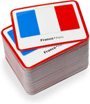 Menique Flags of Europe Memory Matching Game – 100 Cards (50 Pairs) with Flag, Country & Capital – Educational Geography Game for Kids and Adults by TinyTreasures Baby Boutique