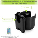 Accmor Stroller Cup Holder with Phone Holder, Bike Cup Holder, Universal Cup Holder for Uppababy Nuna Doona Strollers, 2-in-1 Cup Phone Holder for Stroller, Bike, Wheelchair, Walker, Scooter by TinyTreasures Baby Boutique