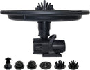 HALF OFF PONDS Floating Fountain – 1/2 HP Pond Aerator, 100' Cord – 6,100 GPH Water Pump – 9 Spray Patterns - Improves Water Quality - for Ponds & Water Gardens by GreenHaven Gardens
