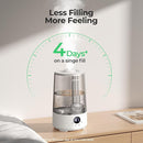 Homvana Humidifiers for Bedroom Home, 3.6 L Cool Mist Top-Fill 34H Super Long Time, Quiet 23dB, Baby Humidifier, Oil Diffuser for Large Room, Plants, Nursery, Office BPA FREE, 7 Color Light Ultrasonic by TinyTreasures Baby Boutique