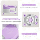 Baby Bath Seat for Babies 6 Months & up, Non-Slip Toddler Bath Seats for Babies Sitting Up, Safe Infant & Newborn Bathtub Chair with 4 Suction Cups & Soft Cushion for Shower,Lavender by TinyTreasures Baby Boutique