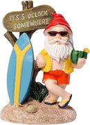 Garden Gnomes Outdoor Funny-It is 5 O'clock Somewhere Gnome Ourdoor Statue for Indoor Outdoor Garden Gnome Sculpture Patio Yard Lawn Dwarf Decoration by GreenHaven Gardens