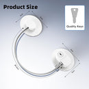 2 Pack Refrigerator Lock with Sticky Adhesive Pads, Child Proof Refrigerator/Fridge/Freezer Door Lock for Toddlers and Kids, Baby Safety Locks for RV Refrigerator, Cabinets and Drawers, Oven (Patent) by TinyTreasures Baby Boutique