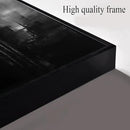 Abstract Painting Canvas Wall Art Living Room Black Wall Decor for Bedrom Home Office Decor Large Picture Frames for Wall 29 x 58 Inch by CozyNest Decor