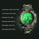 Kids Watch,Boys Watch for 3-15 Year Old Boys,Digital Sport Outdoor Multifunctional Chronograph LED 50 M Waterproof Alarm Calendar Analog Watch for Children with Silicone Band,Kids Gift by TinyTreasures Baby Boutique