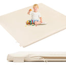 Padded Baby Play Mat, Super Soft Vegan Leather Floor Mat for Baby Girls and Boys, 48x48 Non-Slip Thick Foam Cushioned Playmat for Babies 6-12 Months, Fits Nicely Into 50x50 Playpen Mat, Pink by TinyTreasures Baby Boutique