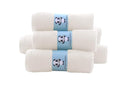 HIPHOP PANDA Baby Washcloths, Rayon Made from Bamboo - 2 Layer Ultra Soft Absorbent Newborn Bath Face Towel - Reusable Baby Wipes for Delicate Skin - Ivory, 6 Pack by TinyTreasures Baby Boutique