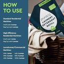 Puracy Laundry Detergent Refill - Enzyme-Powered Liquid Detergent Concentrate, Natural Laundry Detergent Seen on TikTok, Non-Toxic (Free & Clear, 48 fl oz, 192 Loads) by CozyNest Decor