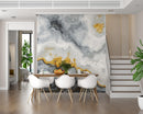 Gray and Gold Marble Stone Quartz Mural Wall Sticker