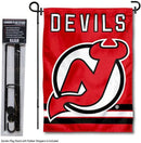WinCraft New Jersey Devils Garden Flag with Pole Stand Holder by GreenHaven Gardens
