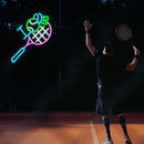 I Love Tennis Neon Sign Distinctive Tennis Led Neon Light for Wall Decor Dimmable USB Tennis Neon Signs Light Up Sign for Gymnasium Club Sports Store Bedroom Gifts(12.6 * 16.5In) by CozyNest Decor