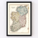Vintage Map of Ireland 1832