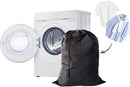 Extra Large Laundry Bag 3 Pack, Black, Travel Laundry Bags with Drawstring Closure, 30"x40", for college, dorm and apartment dwellers (3PCS Black) by TinyTreasures Baby Boutique