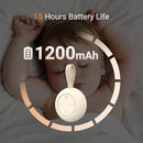 Portable Baby Sound Machine [White Noise for Babies Kids Adults][Sleep Soother][Timer Function][12 Soothing Sounds] 15 Hours Battery Life, Travel,Registry Gift,Shower,Clips on Baby Stroller by TinyTreasures Baby Boutique