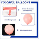 140pcs Pastel Pink Round Balloons Different Sizes 18 12 10 5 Inch Latex Balloons for Arch Decoration Party Balloon Kit for Graduation Birthday Party Wedding Balloon Baby Shower Decoration by TinyTreasures Baby Boutique