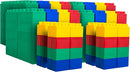Big Blocks for Kids Ages 4-8 — Indoor & Outdoor Blocks for Kids Games — Large Building Blocks (192 pc) Jumbo Set by TinyTreasures Baby Boutique