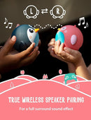 Planet Buddies Kids Bluetooth Speaker Boys and Girls with Microphone, Mini Bluetooth Speaker Portable Wireless, 60 Day Battery, for Home, Outdoor and Travel, Works with iPhone and Android – Olive Owl by TinyTreasures Baby Boutique