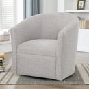 Lainey - Swivel Barrel Chair With 360 Degree Rotation by HouseOfZazla