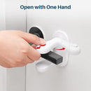 Inaya Door Lever Lock (2 Pack) – Child Proof Handle Locks, 3M Adhesive & Easy Installation for Home, Baby-Proof Locks for Kids Safety, Compatible with standard doors by TinyTreasures Baby Boutique