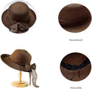 Cyiecw Women Floppy Sun Hats Fashionable Summer Wide Brim Cap BeachStraw Hat UV UPF50 Travel Packable Cotton by GreenHaven Gardens
