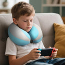 MOOB Kids Travel Pillow for Car Seat Kids U-Shape Travel Neck Pillow Support Children Stroller Pillow Blue by TinyTreasures Baby Boutique